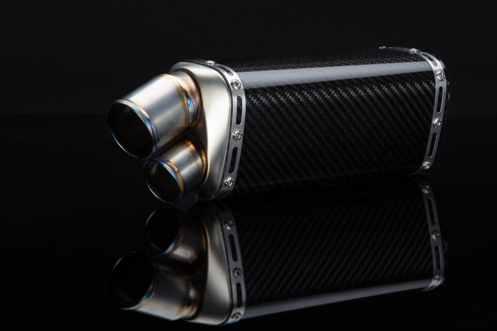 Yoshimura Tri-Oval Dual Titanium Tip Muffler Kit