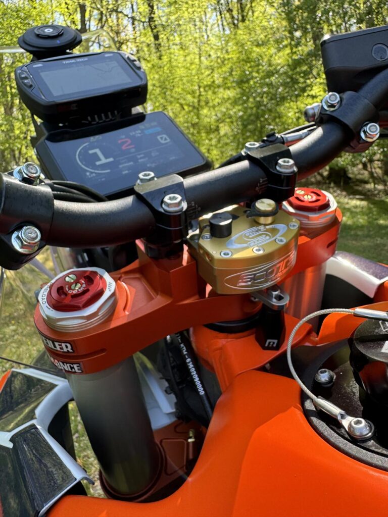 2024 KTM 890 Adventure R Rally Project Bike cockpit