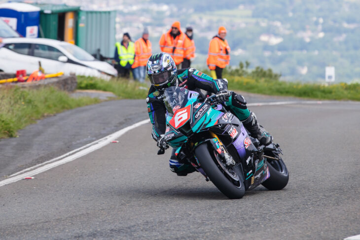 2024 Isle of Man TT Davey Todd wins Superstock race one Hickman Dunlop