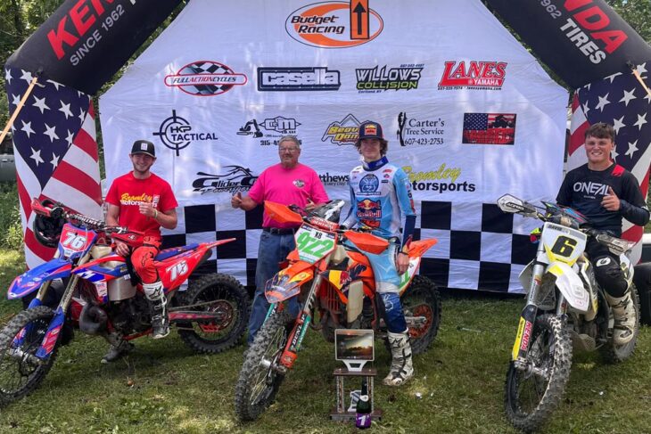 2024 AMA East Hare Scrambles Round 4 podium