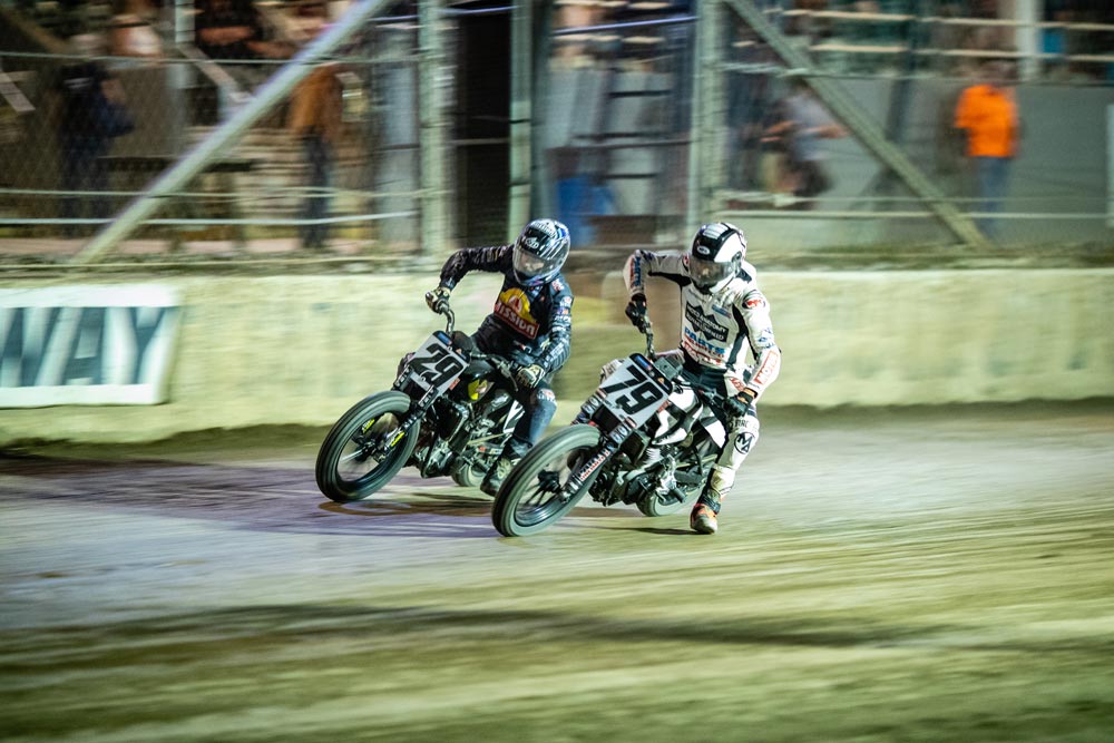 Dalton Gauthier (79) and Billy Ross at 2024 AFT Orange County Half-Mile