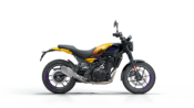 2025 Royal Enfield Guerrilla 450 - Flash Variant - Yellow Ribbon - Right Profile