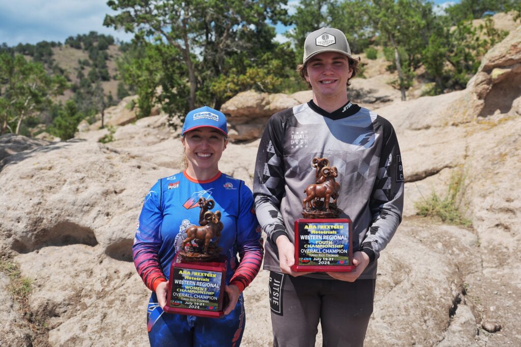 Abigail Buzzelli (left) and Adam Martinson