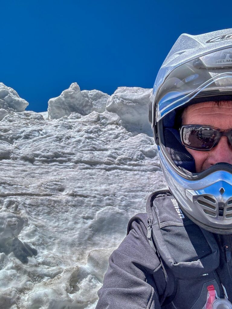 Adventure Riding in Colorado Rockies snow