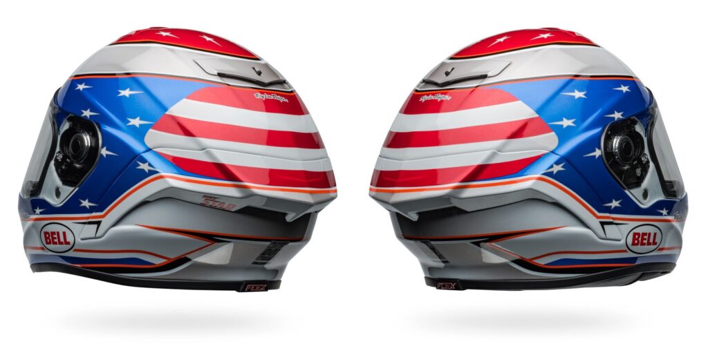 Bell Beaubier 24 Race Star DLX Flex Helmet rear