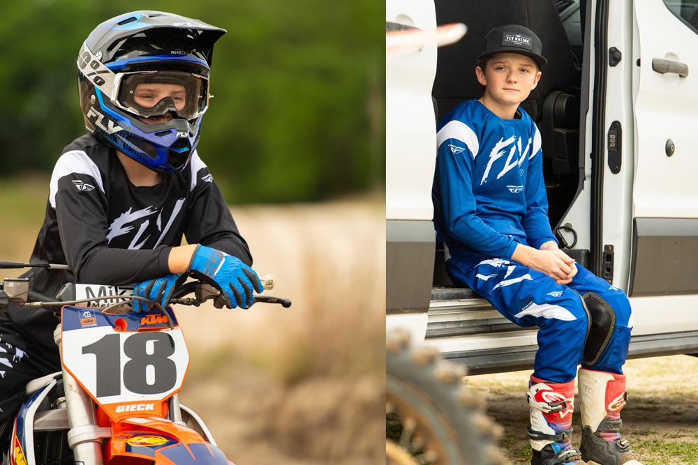 Fly Racing 2025 Kinetic Stoke Youth Racewear