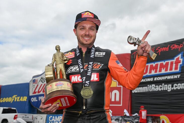 Gaige Herrera at 2024 Norwalk NHRA