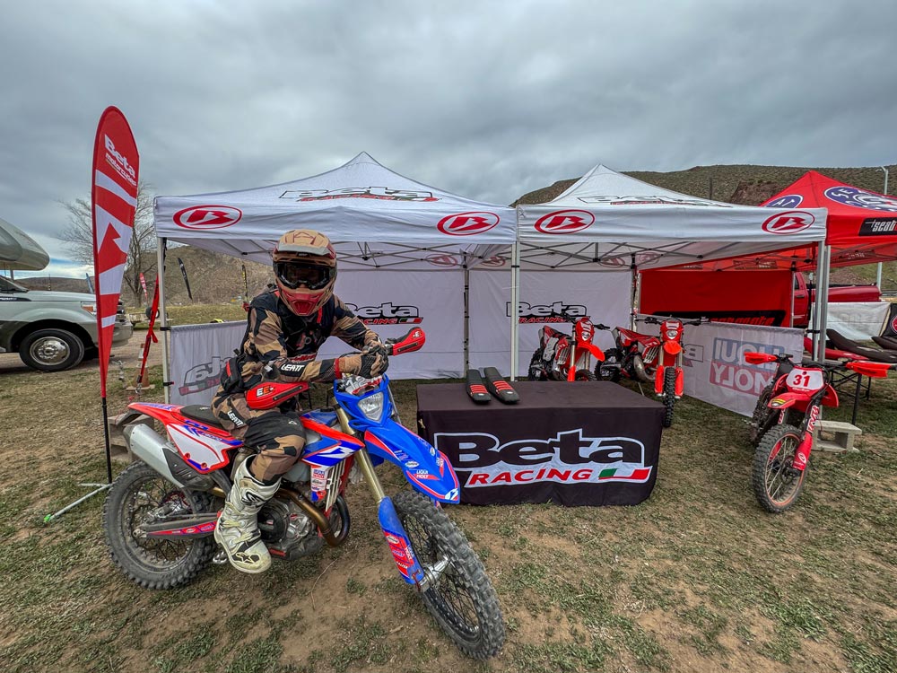 Kit Palmer and 2024 Beta 430 RR Race Edition