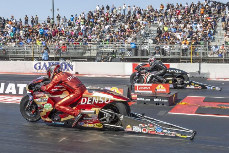 Matt Smith and John Hall at 2024 NHRA Sonoma Nationals