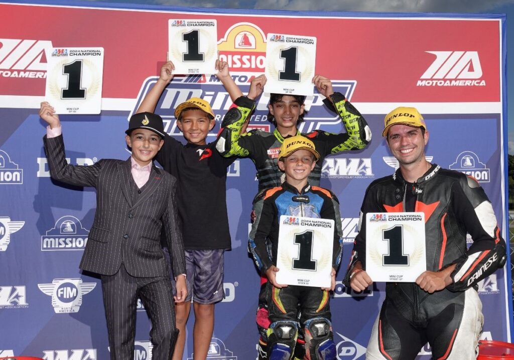 2024 MotoAmerica Mini Cup By Motul National Champions