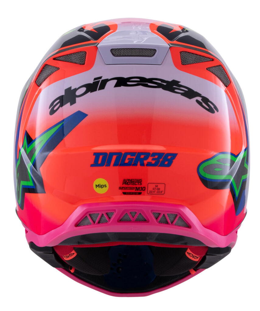 Alpinestars Supertech M10 Deegan Monster Helmet rear