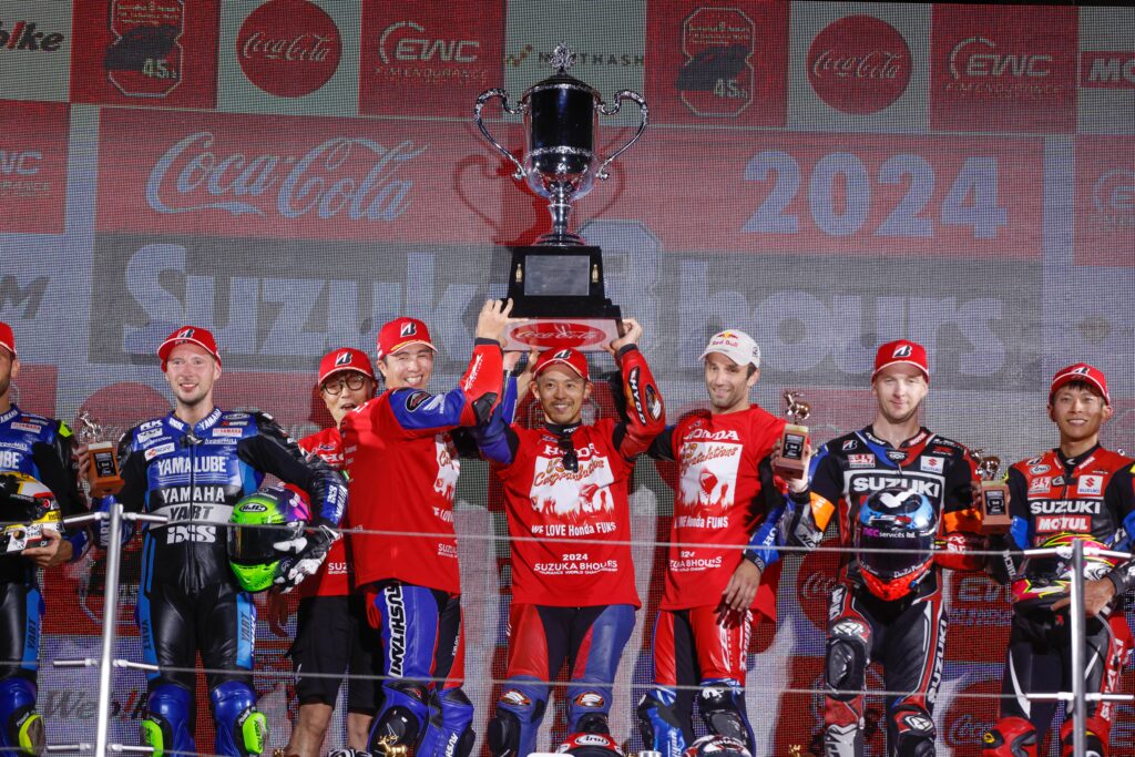 Suzuka 8 Hours podium