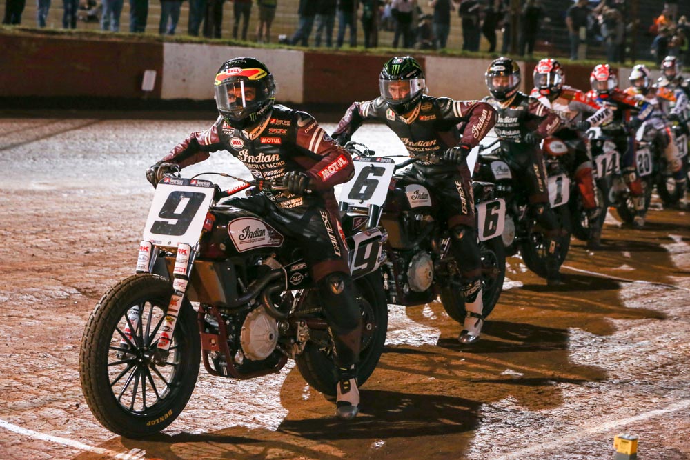 Indian Motorcycle AFT racers. Scott Hunter