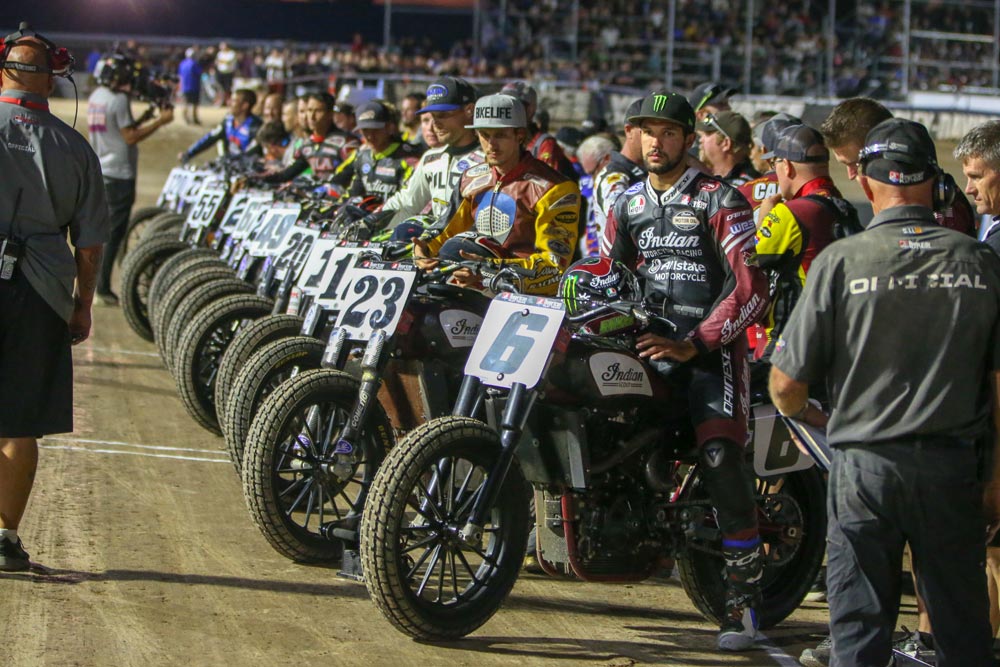 Indian Motorcycle American Flat Track Team. Scott Hunter