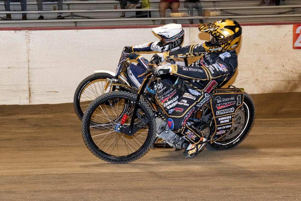 Max Ruml (1) and Broc Nicol at 2024 Junior Kurtz Memorial Cup