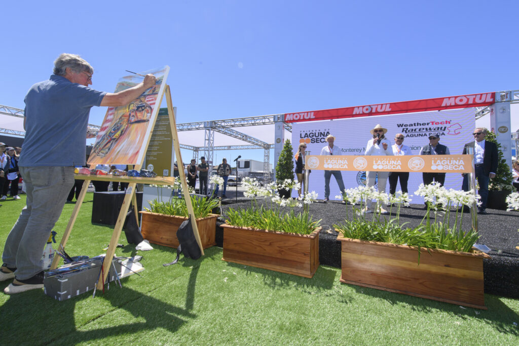 Friends of Laguna Seca board members, raceway employees, volunteers, and government officials hosted an official ribbon-cutting ceremony and champagne toast to kick off long-term commitment