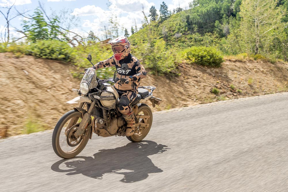 2024 Royal Enfield Himalayan 450 dual sport 2024 Royal Enfield Himalayan 450 on pavement