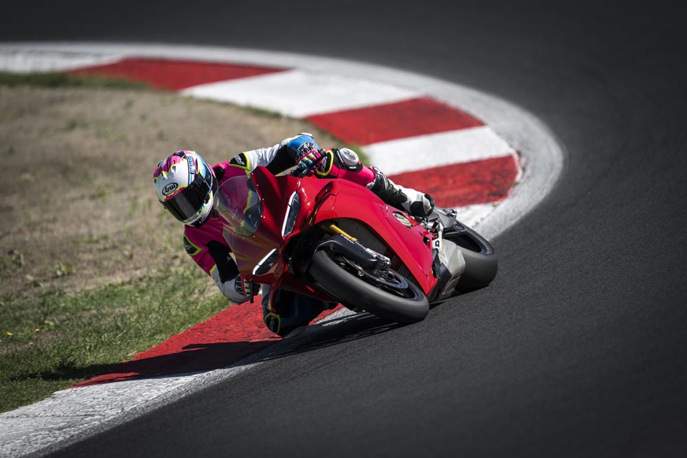 2025 Ducati Panigale V4 S at Vallelunga in Rome