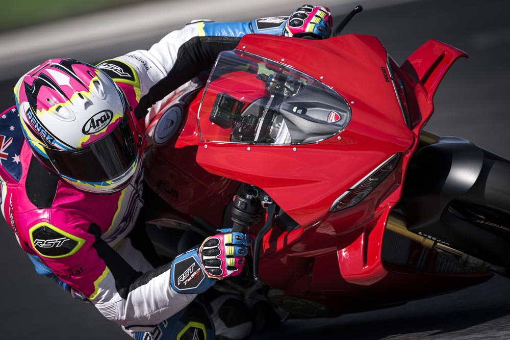 2025 Ducati Panigale V4 S cornering