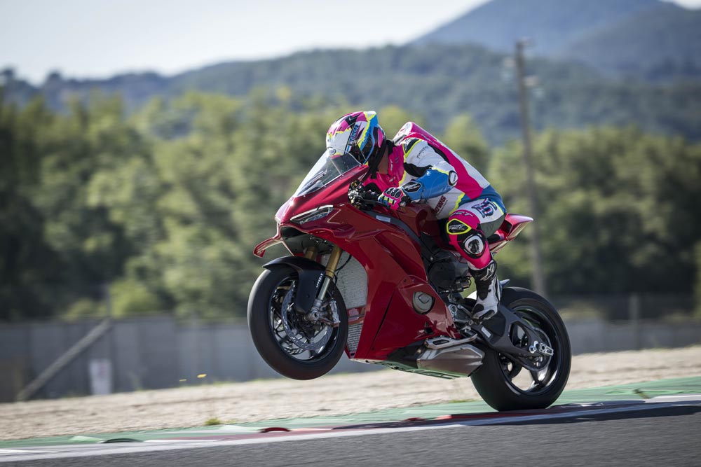 2025 Ducati Panigale V4 S wheelie