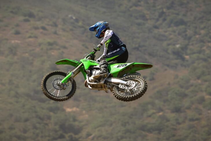 2025 Kawasaki KX450 action
