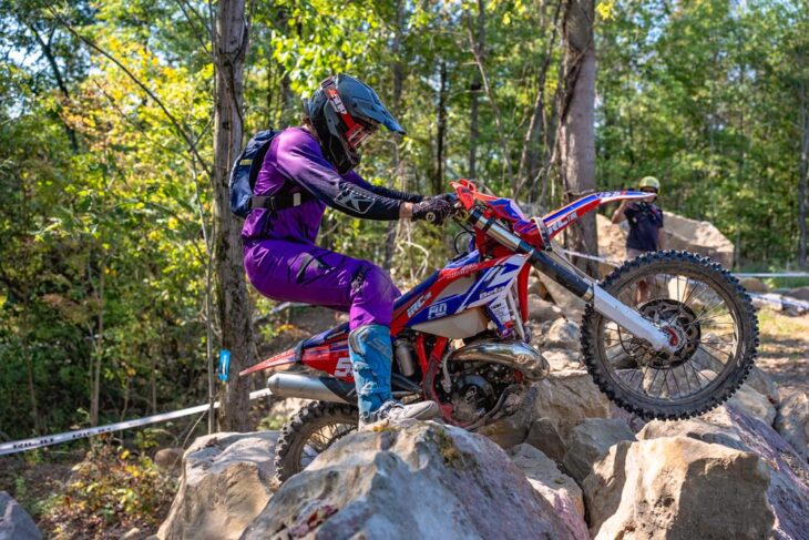 James Flynn at 2024 Lightning Strikes Hard Enduro. Photo: Stephanie Vetterly