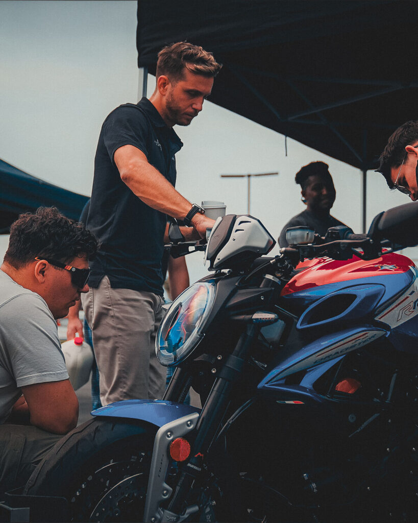 MV Agusta Visits Camp Pendleton