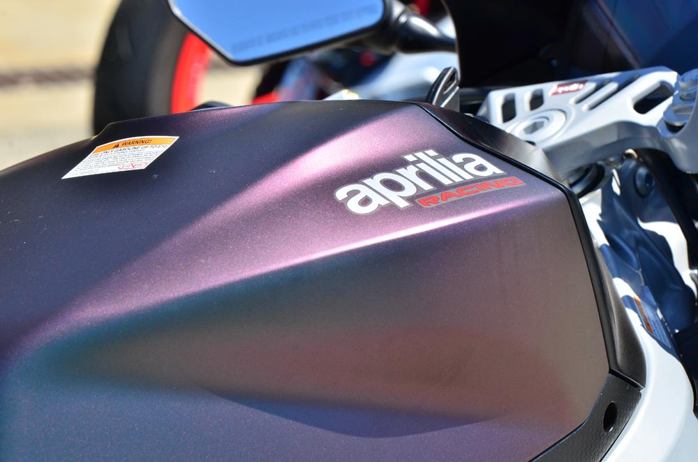 2024 Aprilia RS 457 tank