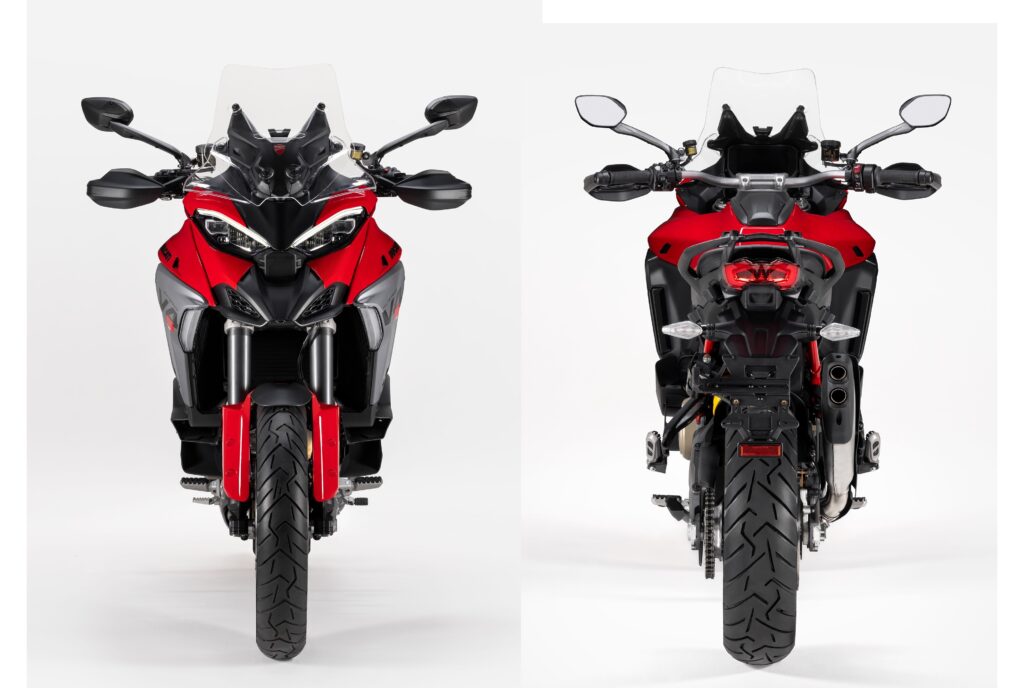2025 Ducati Multistrada V4 S front and rear view