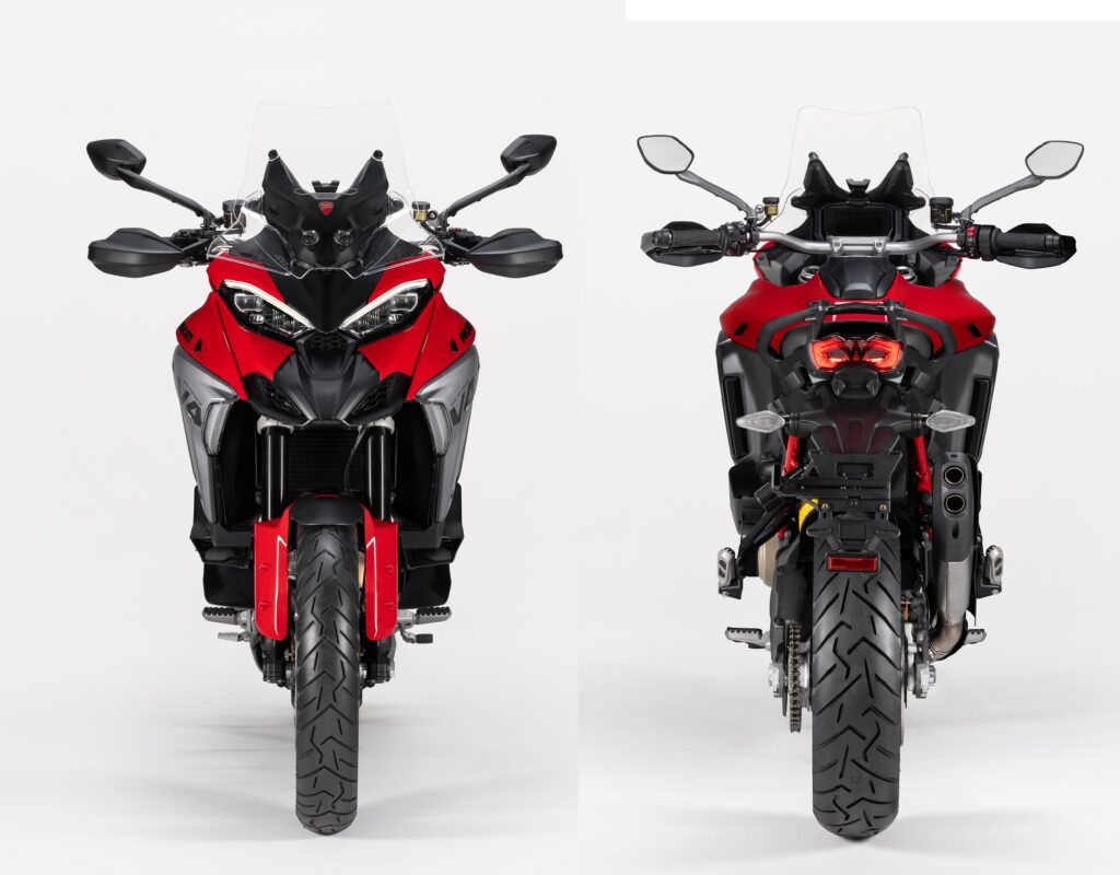 2025 Ducati Multistrada V4 front and rear