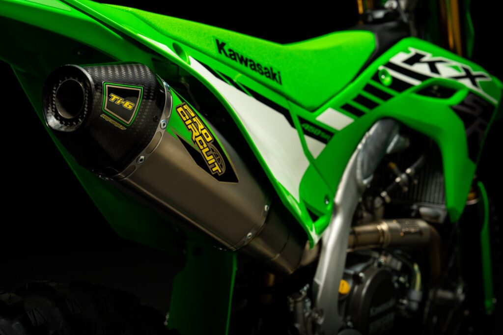 2025 Kawasaki KX450SR exhaust