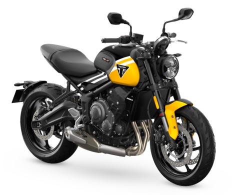 2025 Triumph Trident 660 Cosmic Yellow