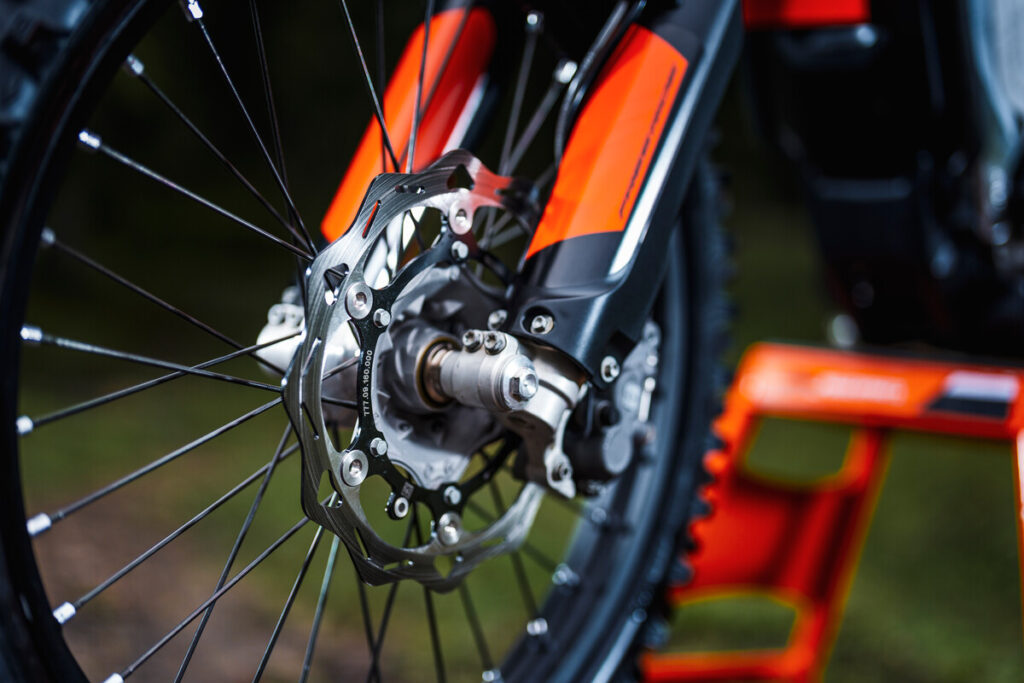 2025 KTM Freeride E closeup
