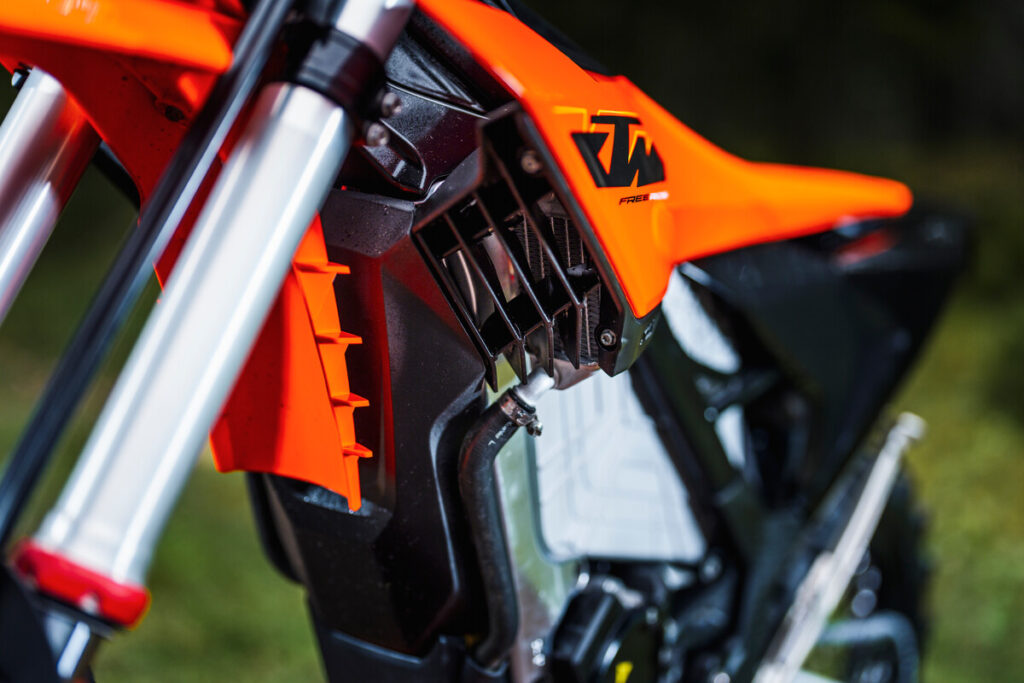 2025 KTM Freeride E closeup