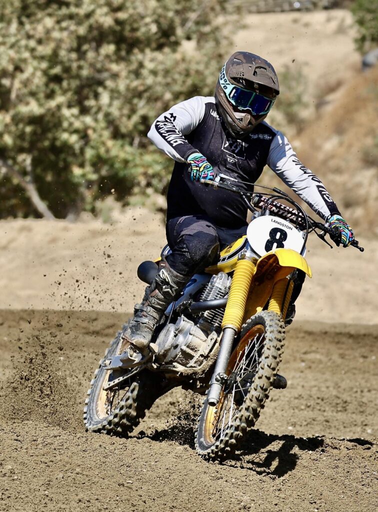 Grant Langston at 2024 So Cal Vintage & Modern MX Classic. Photo Debbi Tamietti