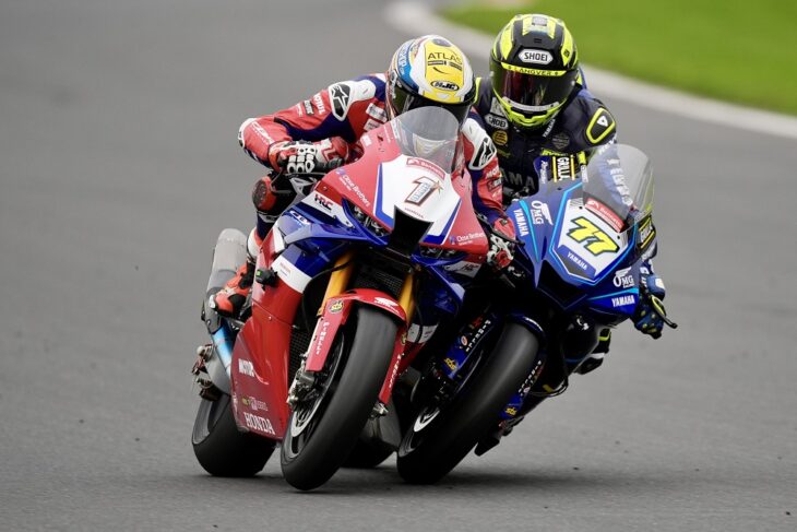 Kyle Ryde and Tommy Bridewell at British Superbike Brands Hatch