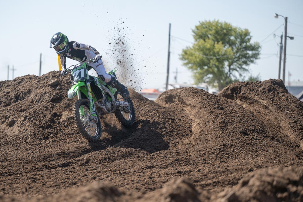 Kyleigh Stallings at 2024 Ponca City WMX Final Round. Photo: Shan Moore