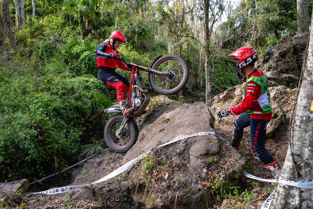Maddie Hoover at 2024 NATC MotoTrials Florida. Photo Stephanie Vetterly