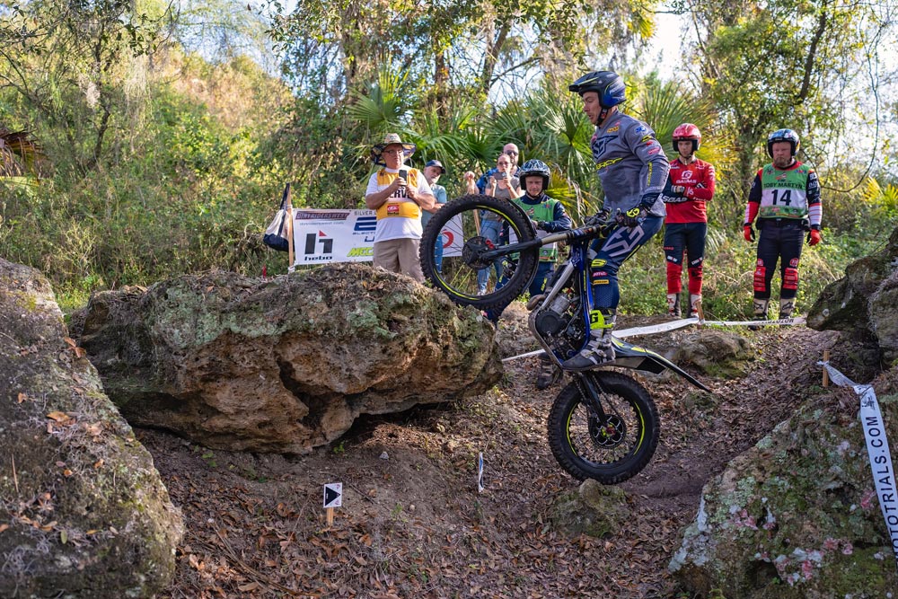 Pat Smage at 2024 NATC MotoTrials Florida. Photo Stephanie Vetterly