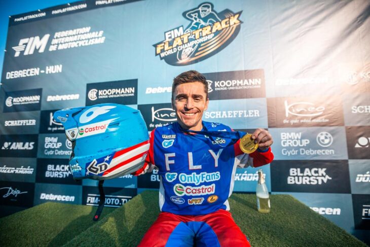 Sammy Halbert at 2024 FIM Flat Track Final
