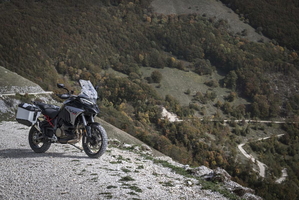 2025 Ducati Multistrada V4 S scenic view 2025 Ducati Multistrada V4 S scenic view