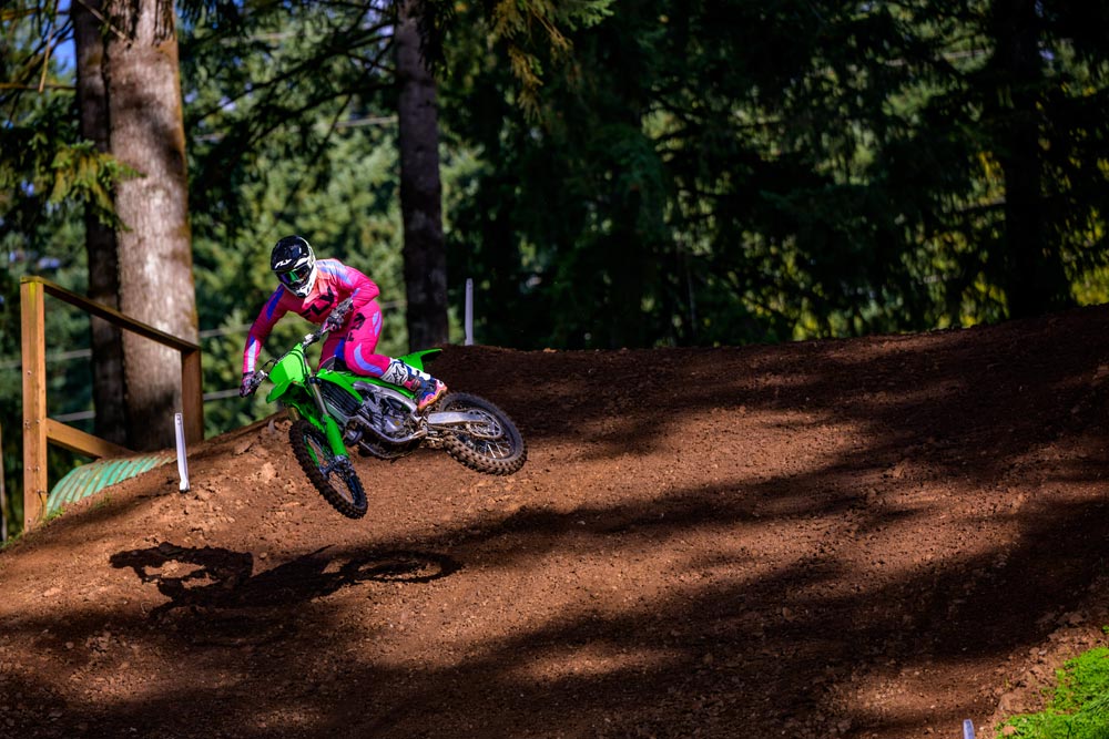 2025 Kawasaki KX250 at Washougal motocross track 2025 Kawasaki KX250 at Washougal motocross track