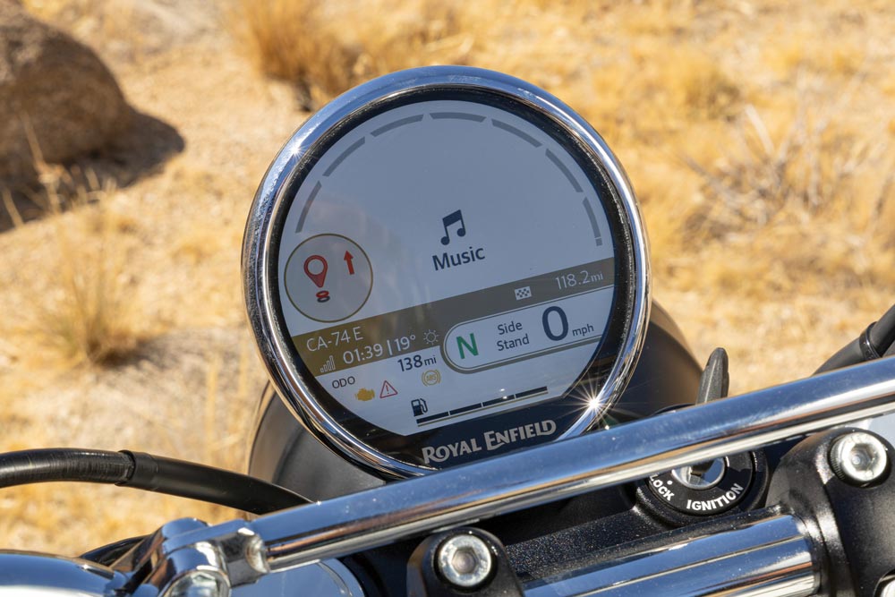 2025 Royal Enfield Bear 650 instrumentation 2025 Royal Enfield Bear 650 instrumentation