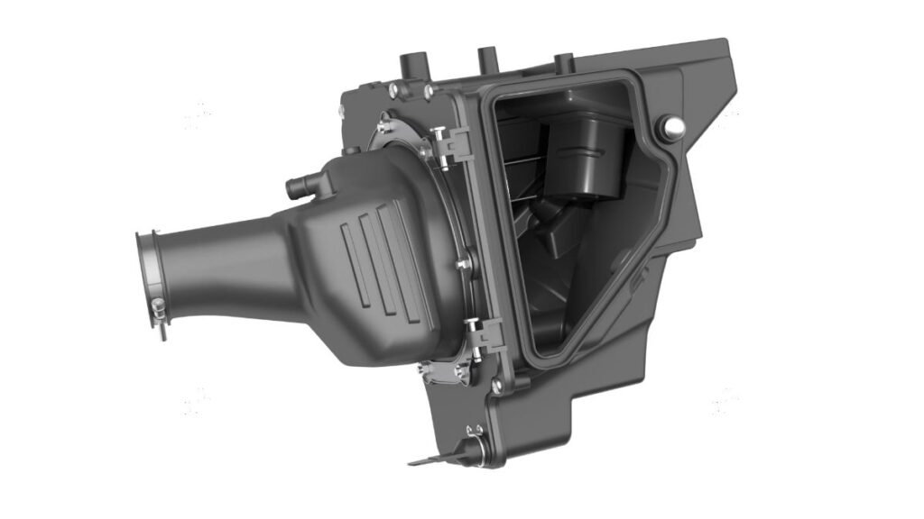 2025 Suzuki DR-Z4S Air Cleaner Box and Inlet Tube