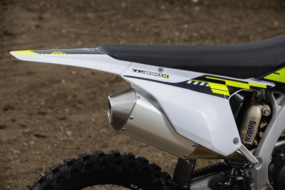2025 Triumph TF 250-X exhaust