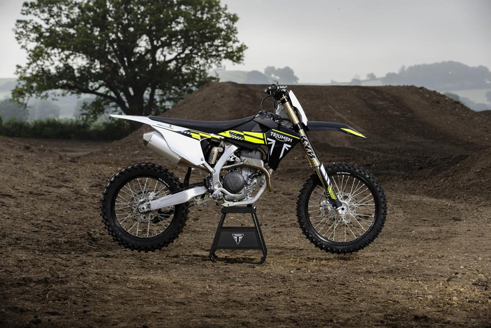 2025 Triumph TF 250-X right side