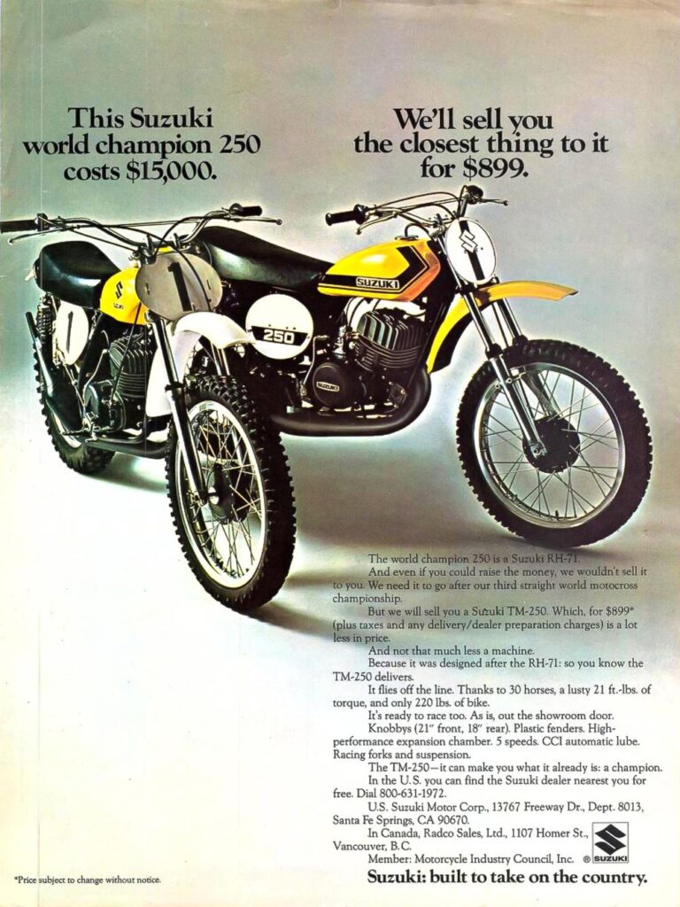 Cycle News Archives 1973 Suzuki TM250