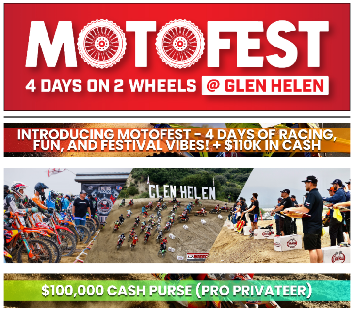 Glen Helen Announces MotoFest