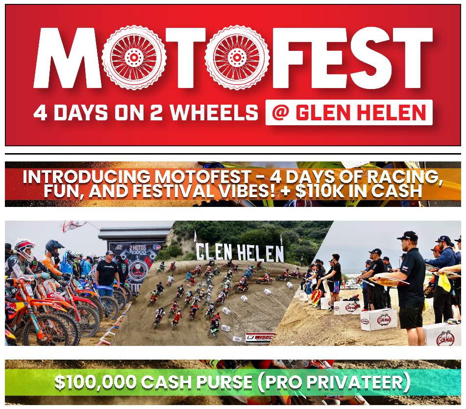 Glen Helen Announces MotoFest