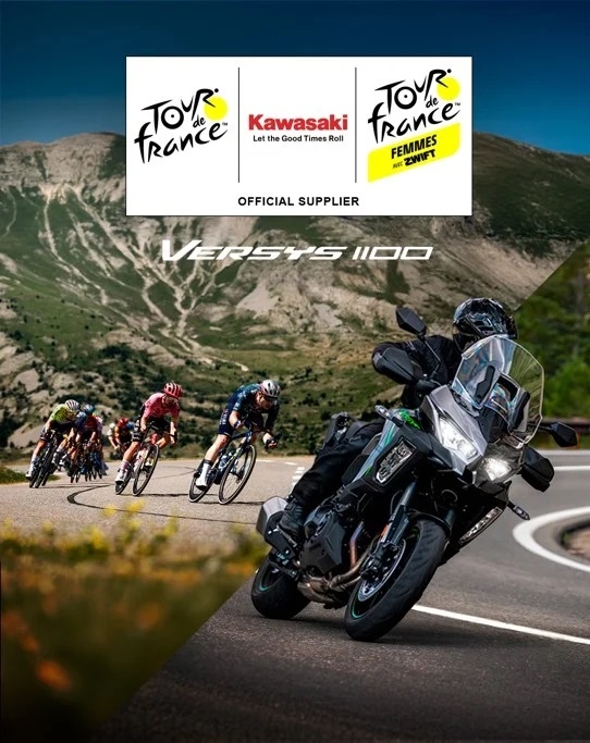 Kawasaki Named Official Motorcycle Supplier for the Tour de France